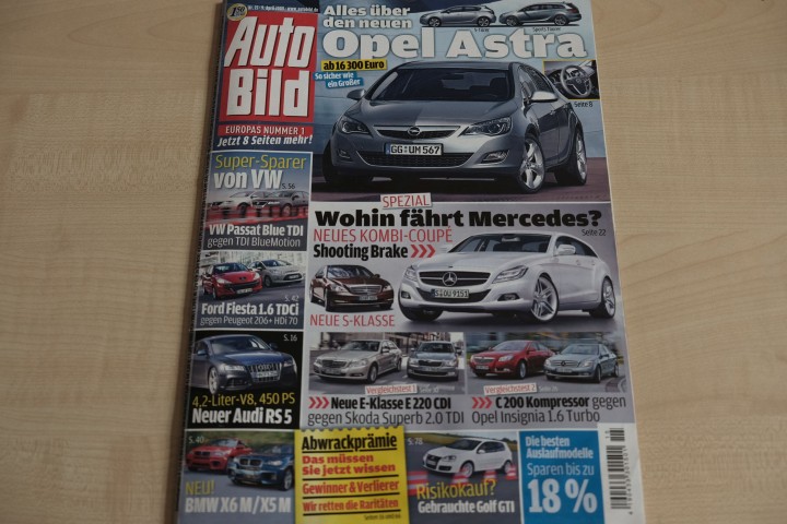 Deckblatt Auto Bild (15/2009)